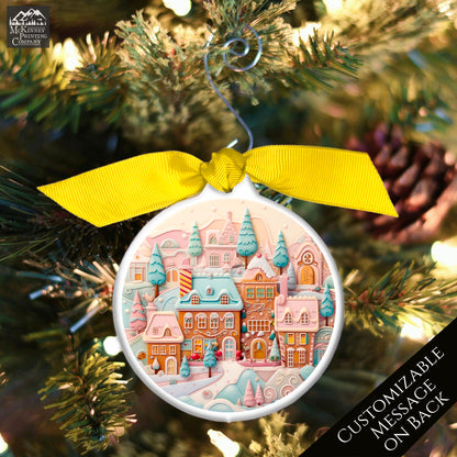 Christmas Gingerbread Ornaments - Village, House, Tree Décor, Print