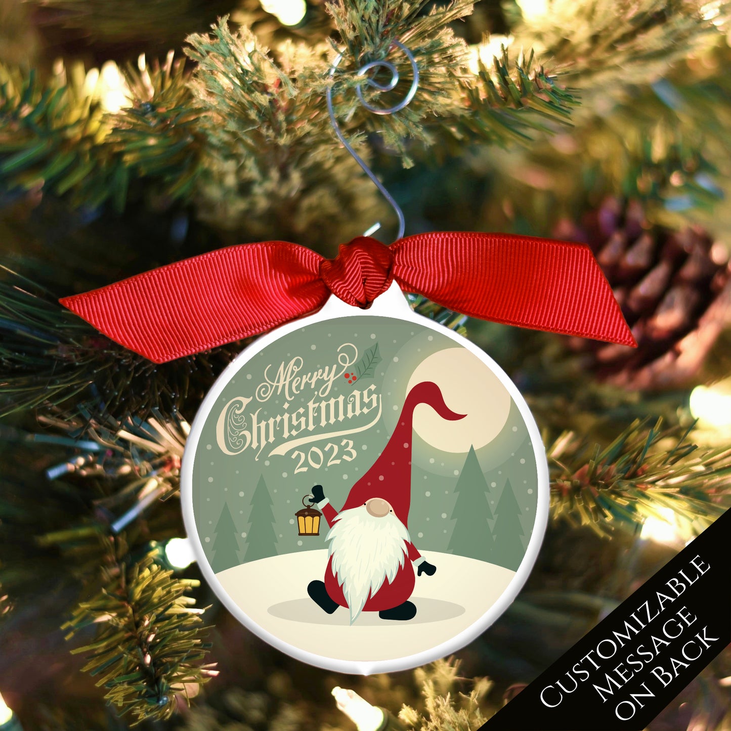 Gnome Ornament - Scandinavian, Custom, Christmas Gnomes