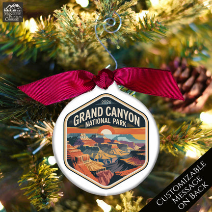 National Park Ornament - Arizona, Personalized, Camper, Camping, Hiking, Canyon, Souvenir, Vacation, Christmas Gift