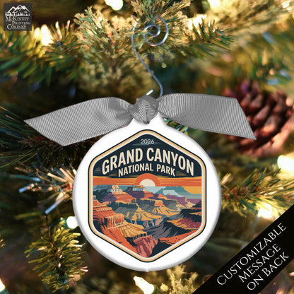National Park Ornament - Arizona, Personalized, Camper, Camping, Hiking, Canyon, Souvenir, Vacation, Christmas Gift