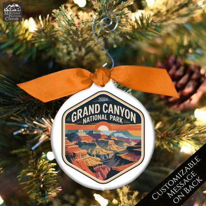 National Park Ornament - Arizona, Personalized, Camper, Camping, Hiking, Canyon, Souvenir, Vacation, Christmas Gift