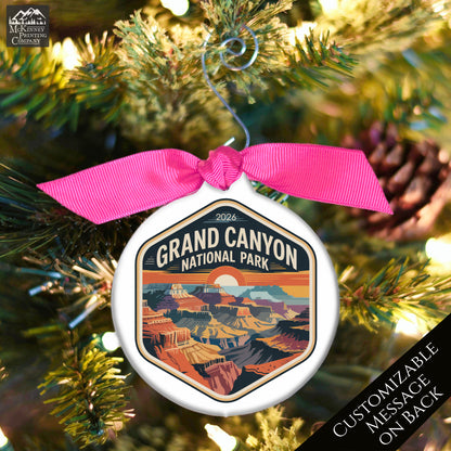 National Park Ornament - Arizona, Personalized, Camper, Camping, Hiking, Canyon, Souvenir, Vacation, Christmas Gift