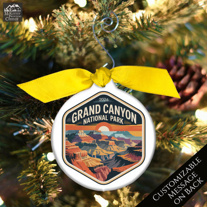 National Park Ornament - Arizona, Personalized, Camper, Camping, Hiking, Canyon, Souvenir, Vacation, Christmas Gift
