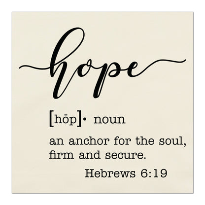 Hope Fabric - An Anchor for the soul, firm and secure - Hebrews 6:19