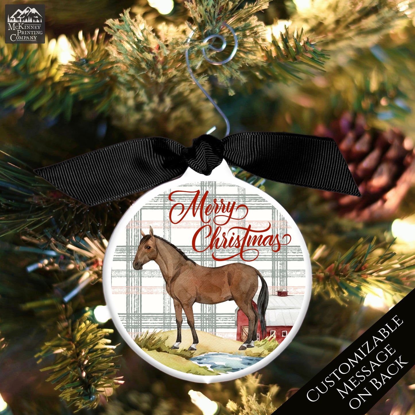 Horse Christmas Ornaments - Personalized, Rider, Trainer, Racing, Gift
