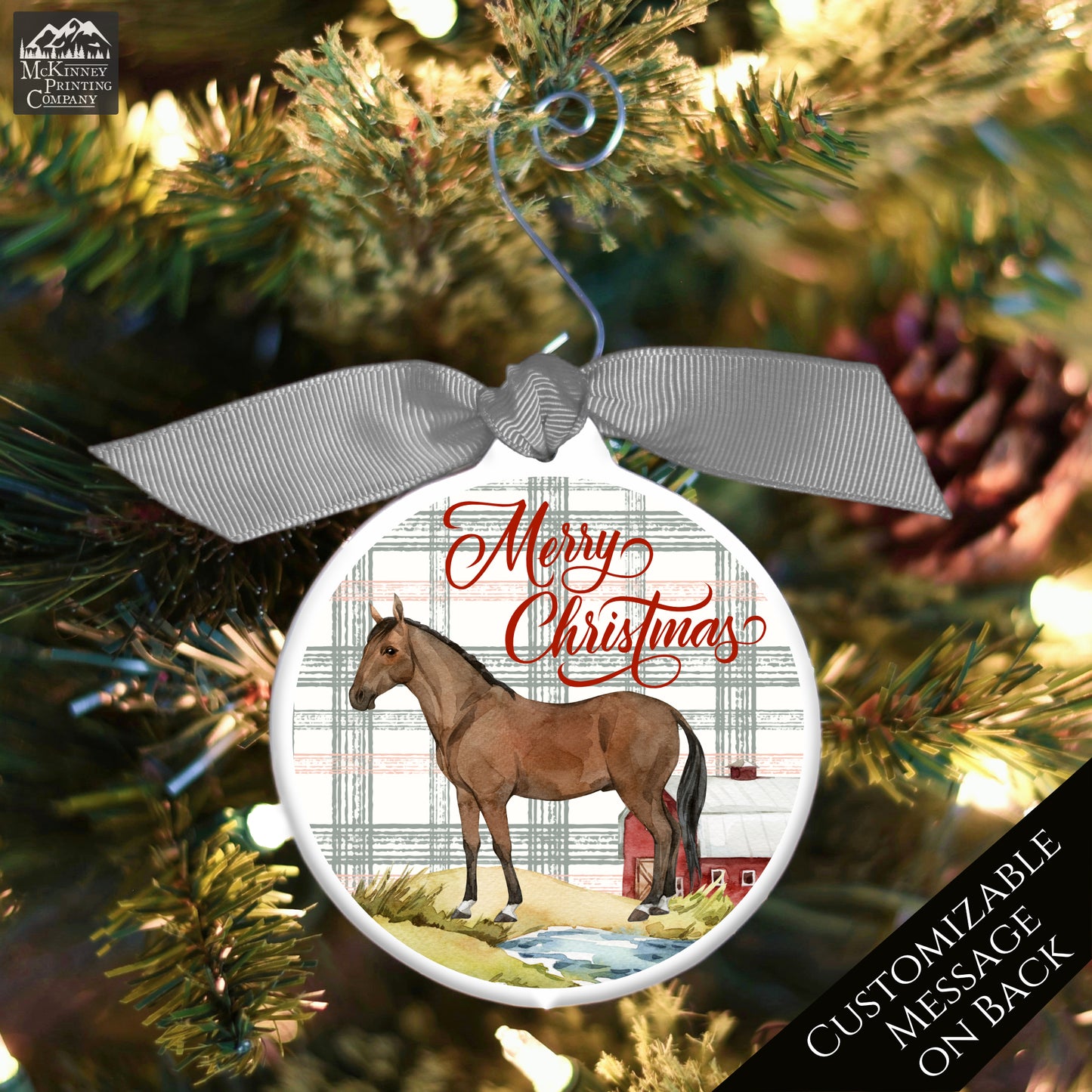 Horse Christmas Ornaments - Personalized, Rider, Trainer, Racing, Gift
