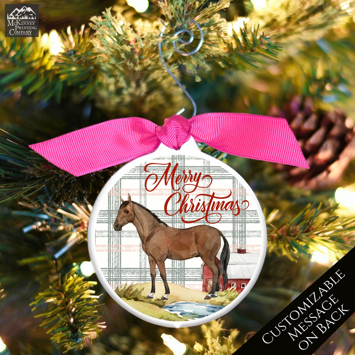 Horse Christmas Ornaments - Personalized, Rider, Trainer, Racing, Gift