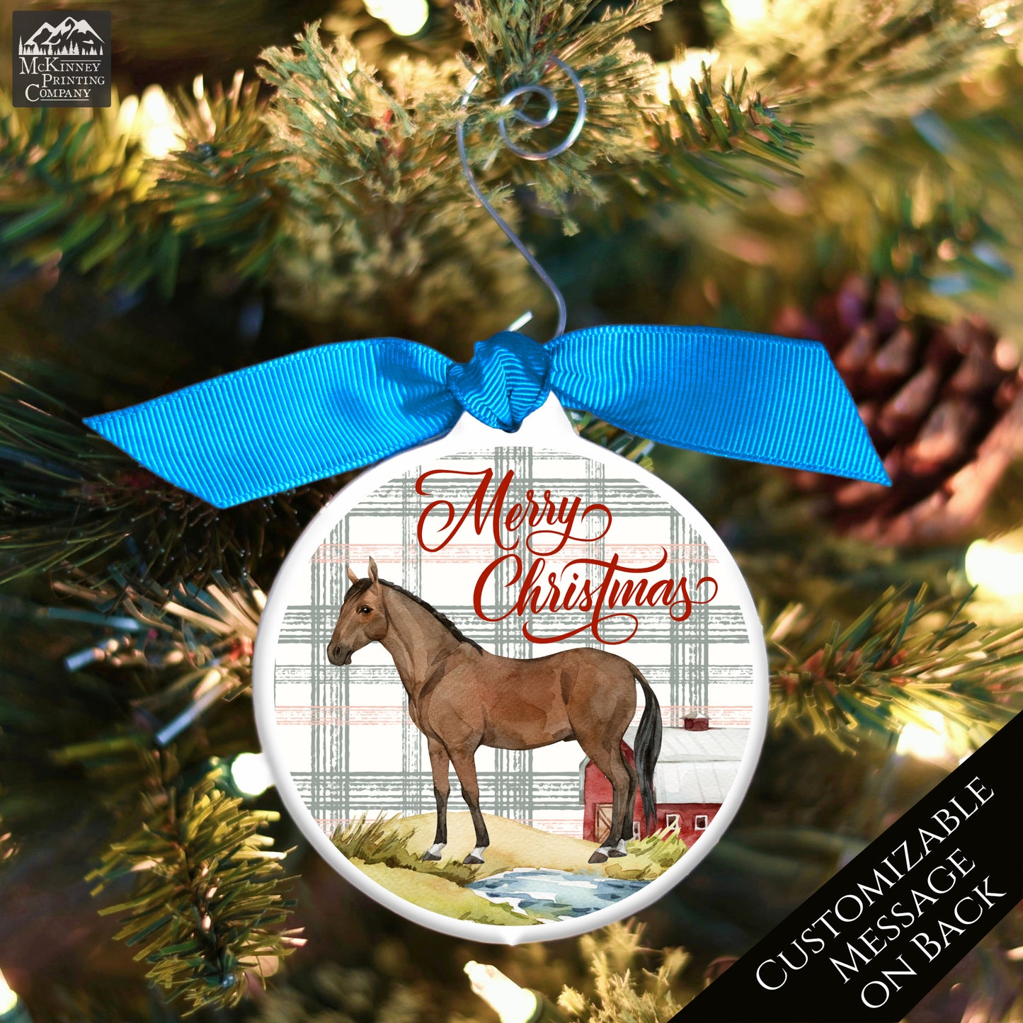 Horse Christmas Ornaments - Personalized, Rider, Trainer, Racing, Gift