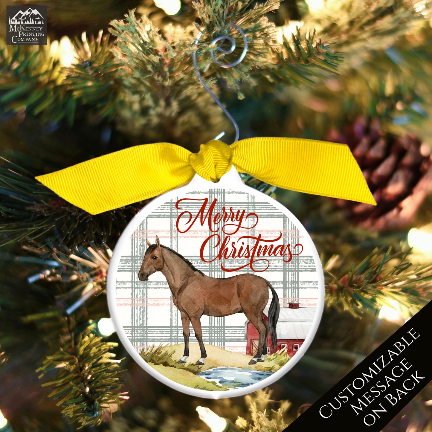 Horse Christmas Ornaments - Personalized, Rider, Trainer, Racing, Gift