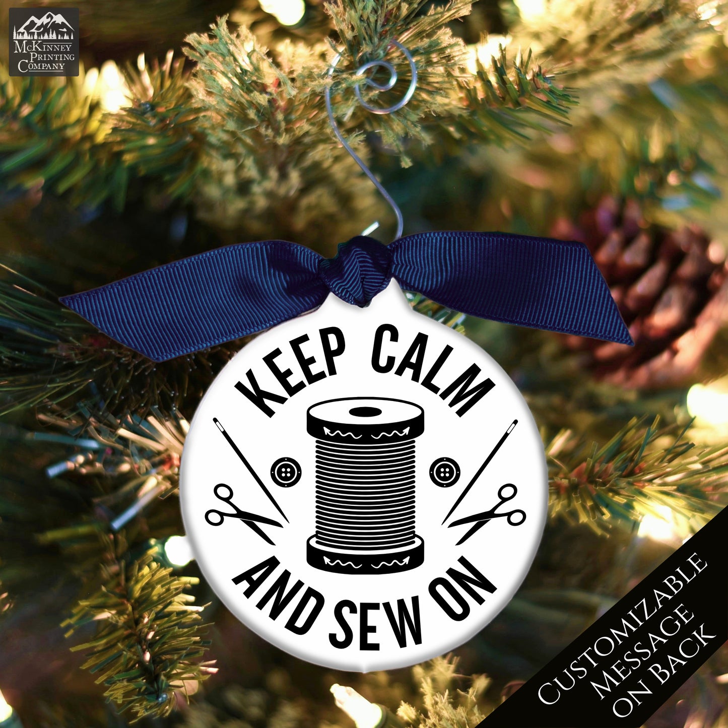 Sewing Themed Gifts - Christmas, Sewing Ornaments, Personalized, Crafts