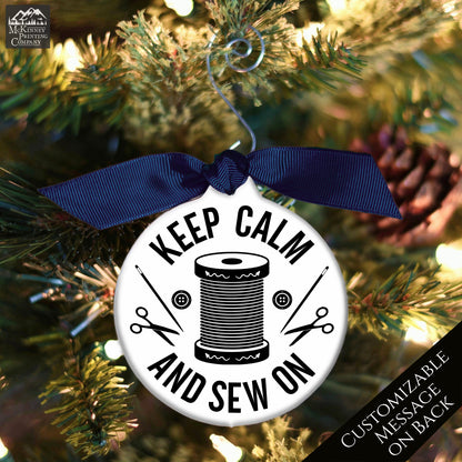 Sewing Themed Gifts - Christmas, Sewing Ornaments, Personalized, Crafts