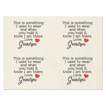 Memory Pillow - Fabric Panel, Patch, TShirt, Quilt, Custom, Clothing, Label, Tag, Personalized, Memorial