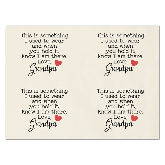Memory Pillow - Fabric Panel, Patch, TShirt, Quilt, Custom, Clothing, Label, Tag, Personalized, Memorial