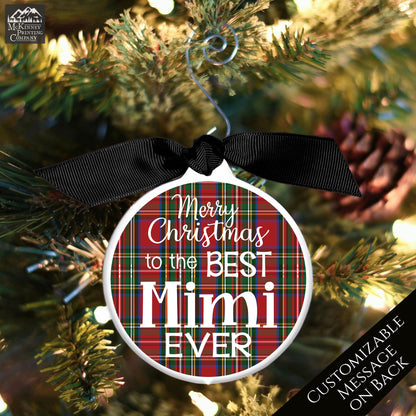 Mimi - Christmas Ornament, Grandma Gift, Bauble - Custom, Personalized