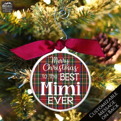 Mimi - Christmas Ornament, Grandma Gift, Bauble - Custom, Personalized