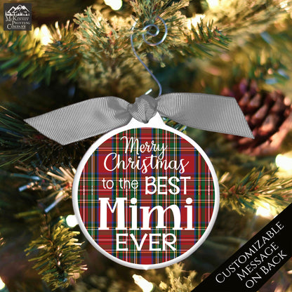 Mimi - Christmas Ornament, Grandma Gift, Bauble - Custom, Personalized
