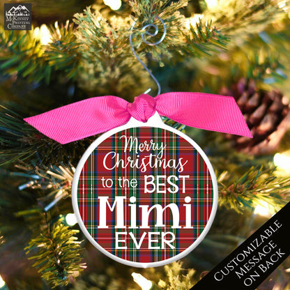 Mimi - Christmas Ornament, Grandma Gift, Bauble - Custom, Personalized