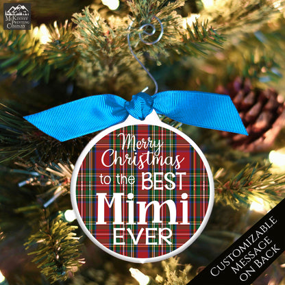 Mimi - Christmas Ornament, Grandma Gift, Bauble - Custom, Personalized