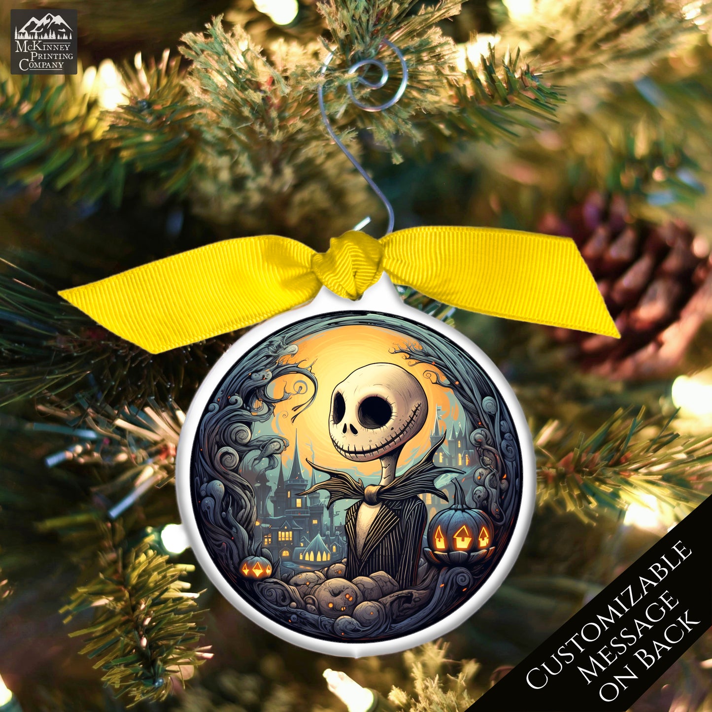 Nightmare Before Christmas - Horror Christmas Ornament, Fan Art