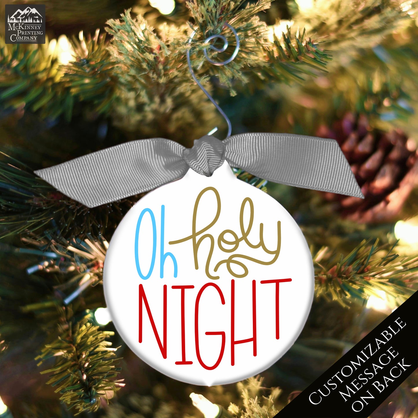 Oh Holy Night - Custom Ornament, Personalized, Christmas Gift, Personalized