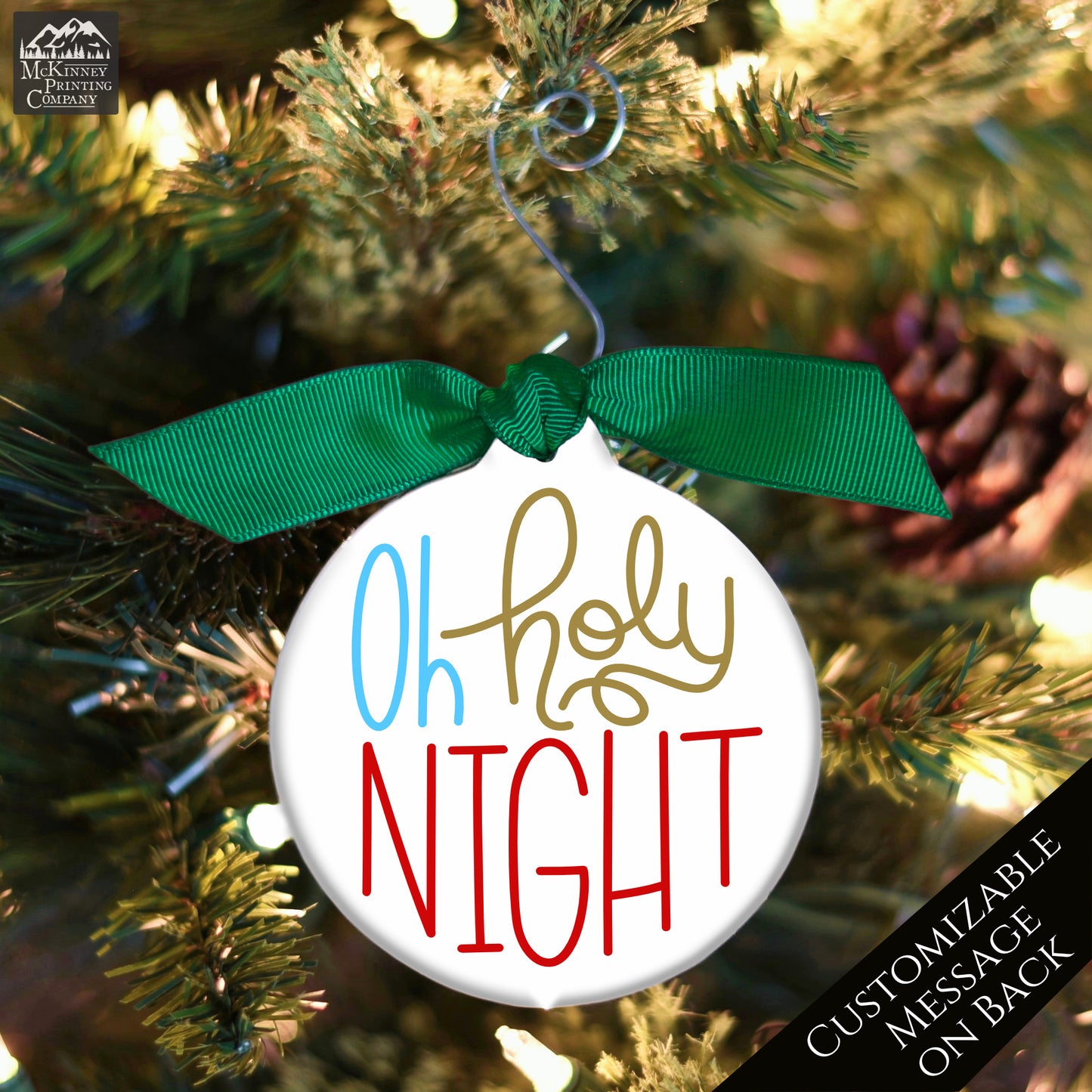 Oh Holy Night - Custom Ornament, Personalized, Christmas Gift, Personalized