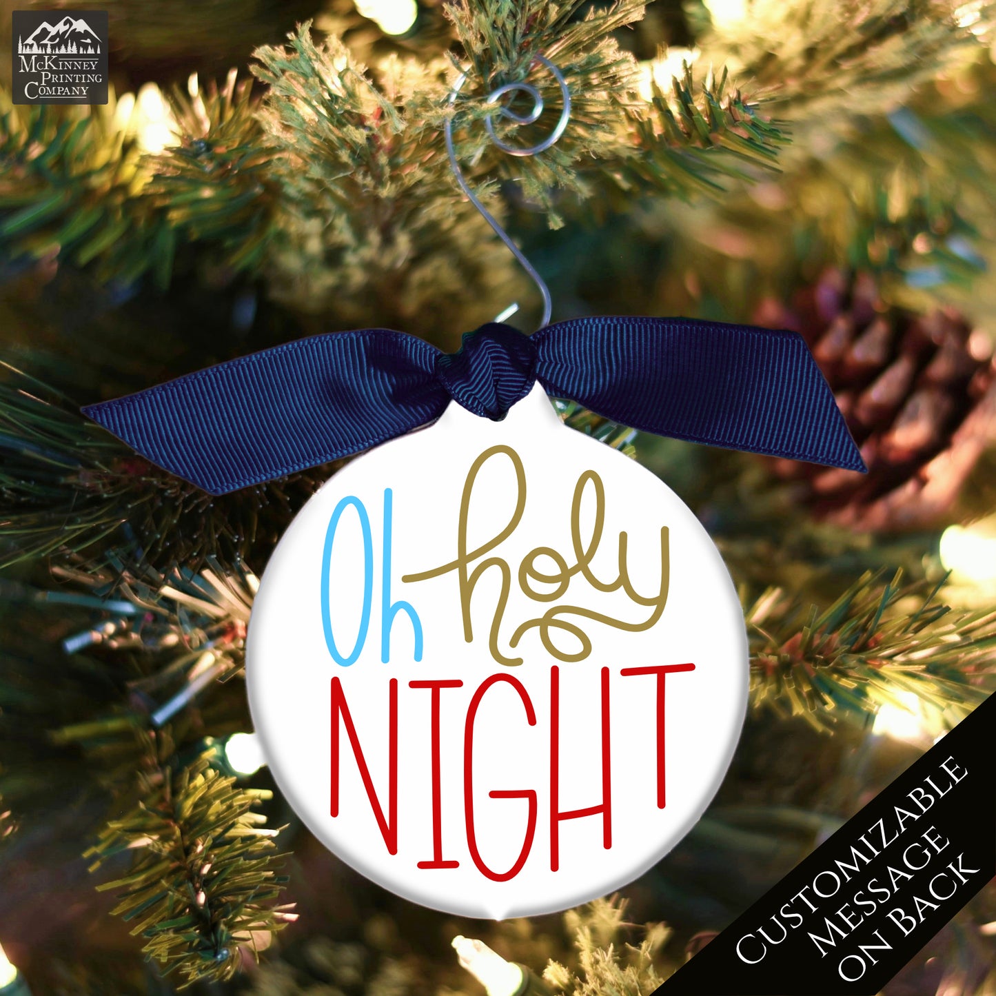 Oh Holy Night - Custom Ornament, Personalized, Christmas Gift, Personalized