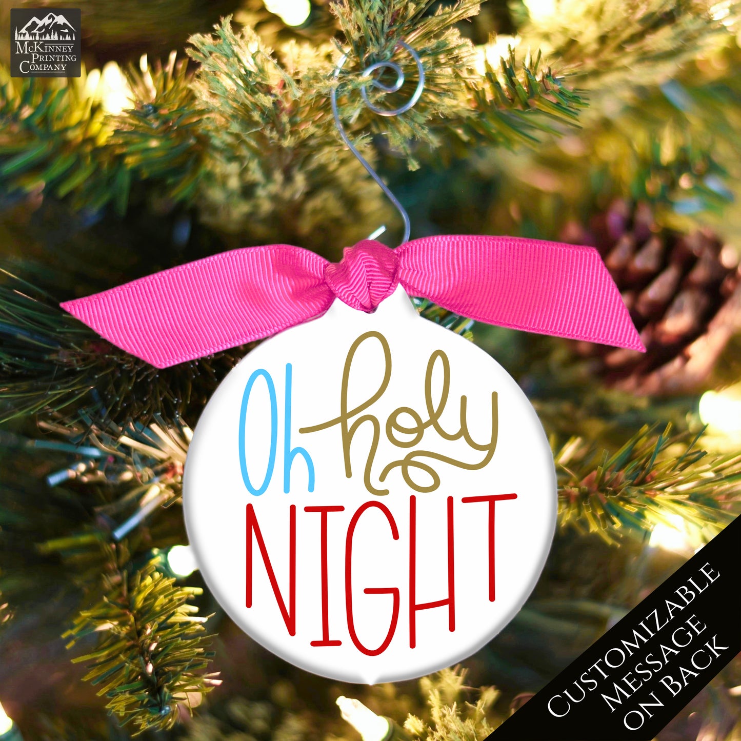 Oh Holy Night - Custom Ornament, Personalized, Christmas Gift, Personalized