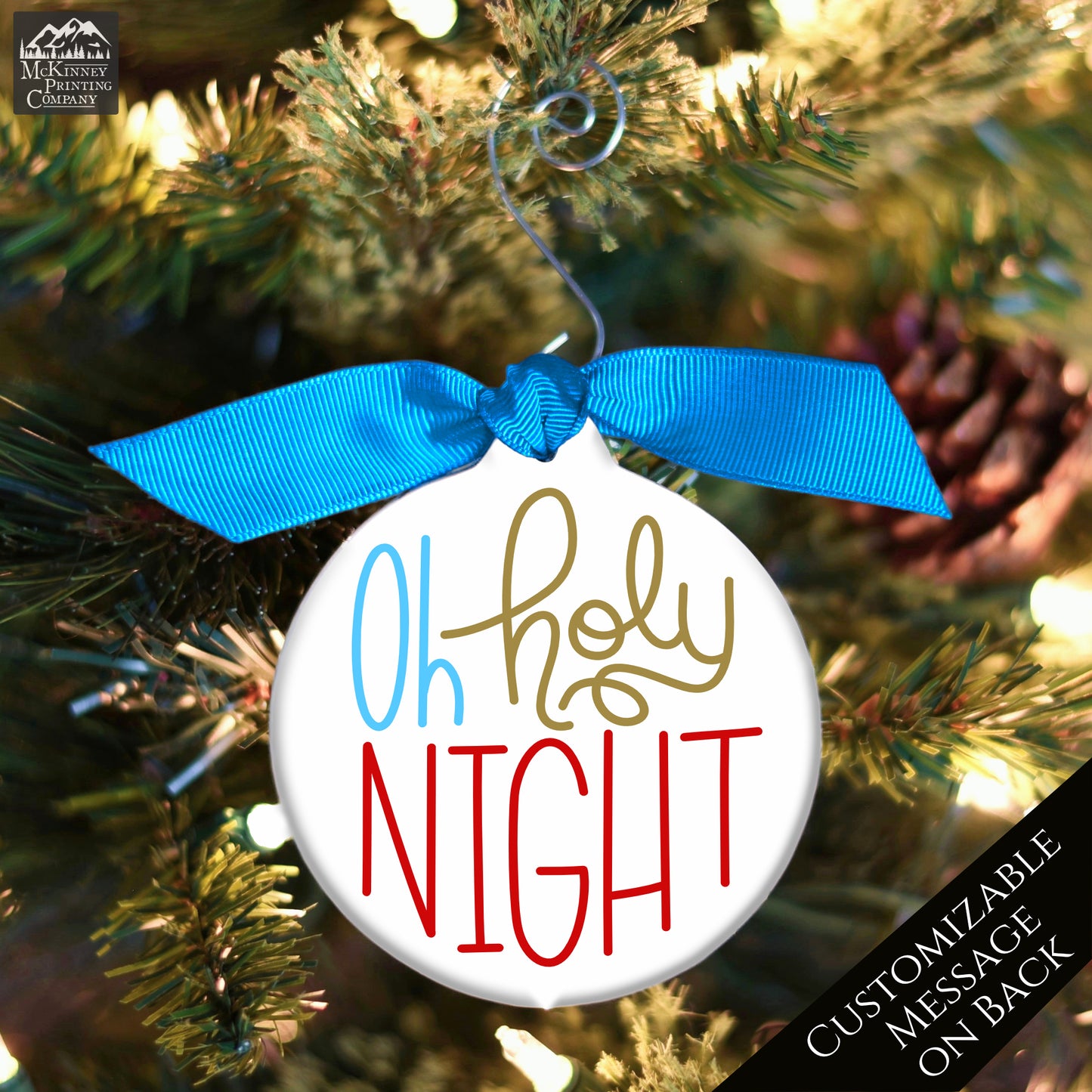 Oh Holy Night - Custom Ornament, Personalized, Christmas Gift, Personalized