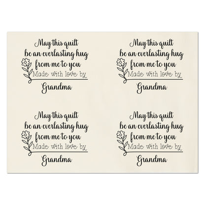 Quilt Labels - Custom, Quilt Labels Personalized, Sewing, Fabric Tags, Fabric Panel Print, Quilt Block