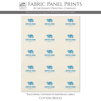 Quilt Labels, 15, Custom Color, Sewing - Cotton