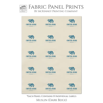 Quilt Labels, 15, Custom Color, Sewing - Muslin