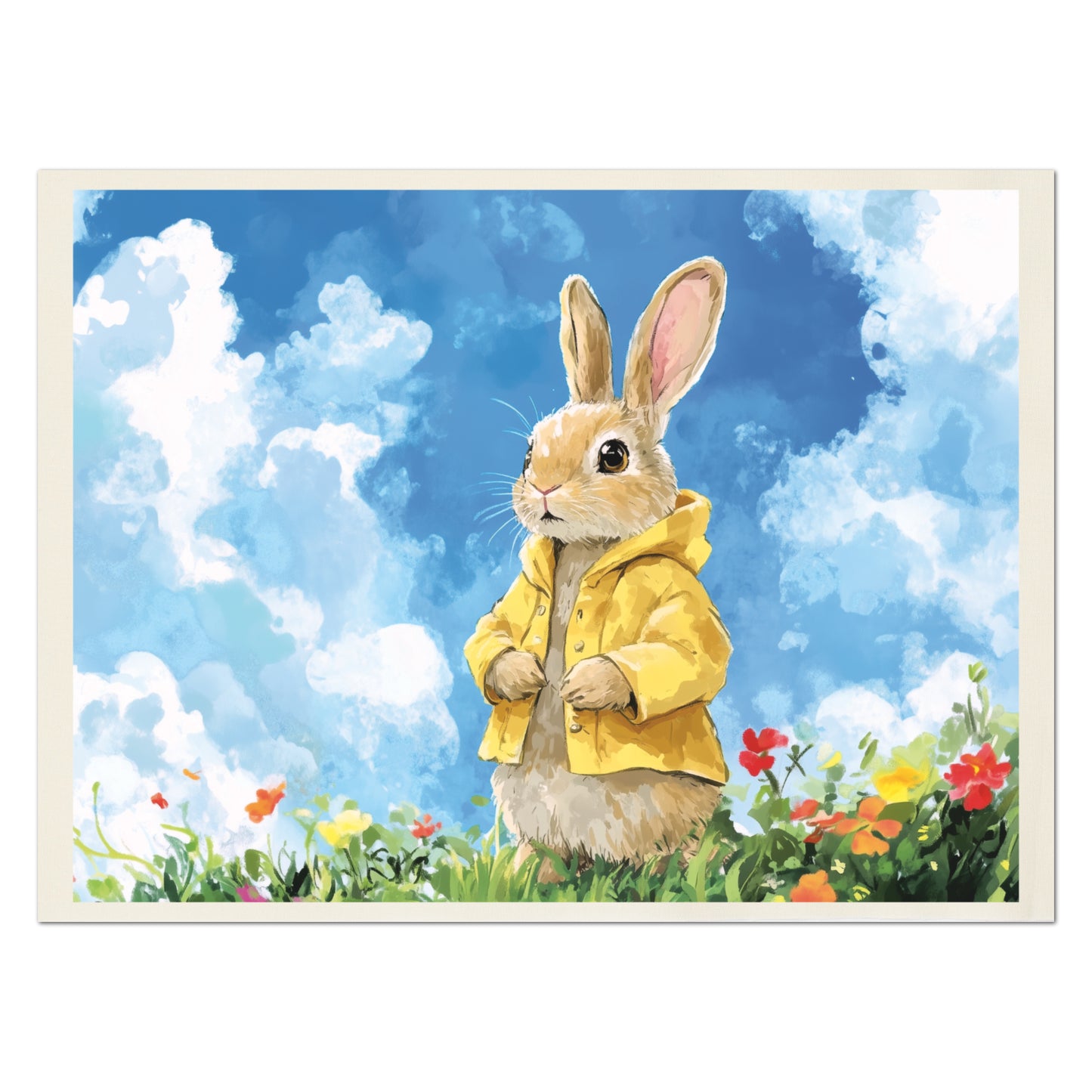Peter Rabbit Fabric - Bunny, Beatrix Potter Fabric, Ghibli, Baby Fabric Panels, Nursery, Large Print Fabric, Block Print , Cotton, Quilting, Quilt