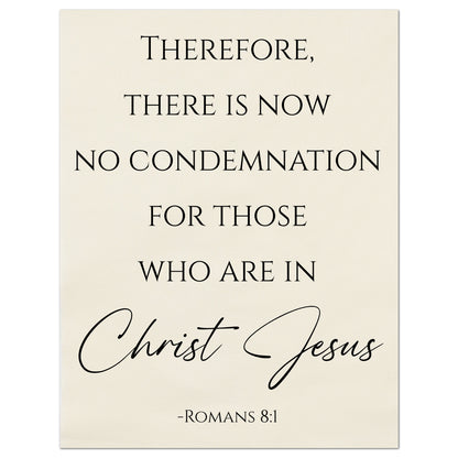 Christian Fabric - Romans 8, Religious Fabric, Scripture, Bible Verse Wall Art, Quilt, Quilting