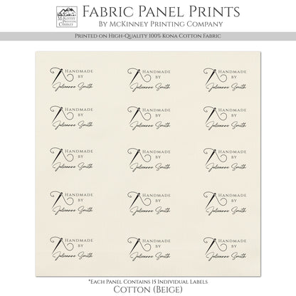 Sewing Labels for Handmade Items - Quilt Labels, Personalized Quilt Labels, Custom Quilt Labels, Quilting, Tags