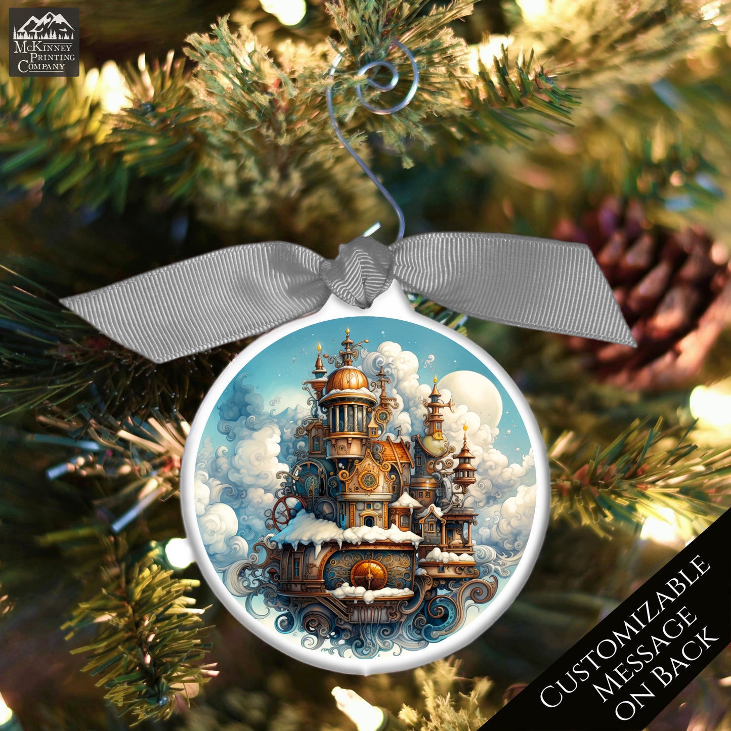 Steampunk Ornaments - Christmas, SciFi, Fantasy Art, Scify, Science Fiction
