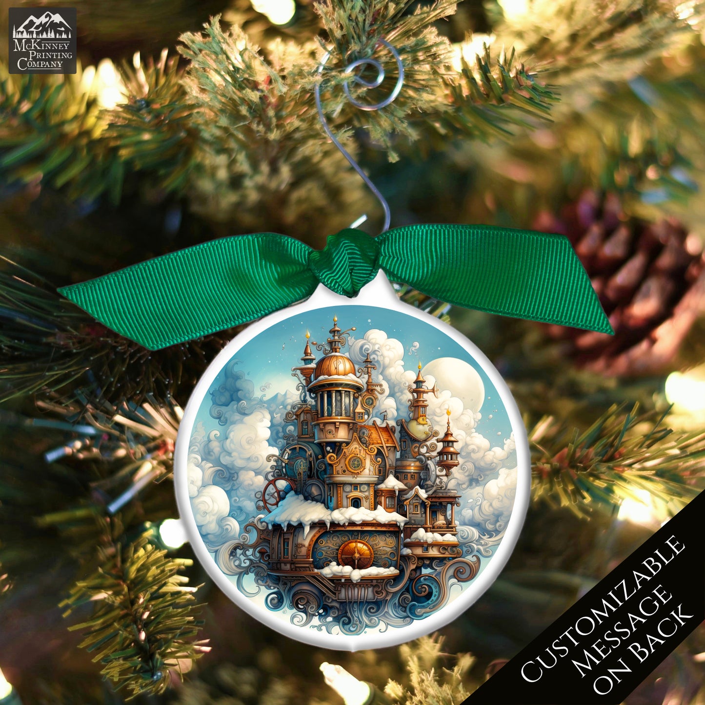 Steampunk Ornaments - Christmas, SciFi, Fantasy Art, Scify, Science Fiction