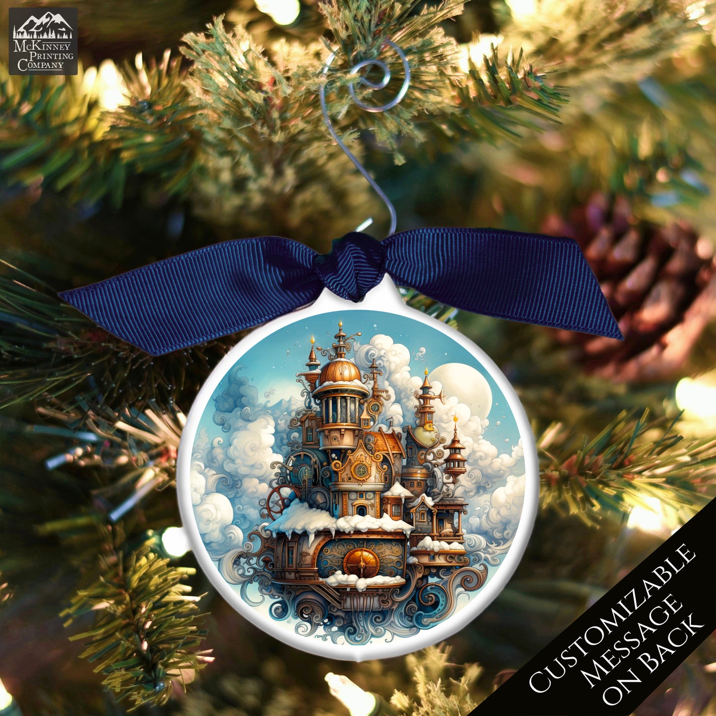 Steampunk Ornaments - Christmas, SciFi, Fantasy Art, Scify, Science Fiction