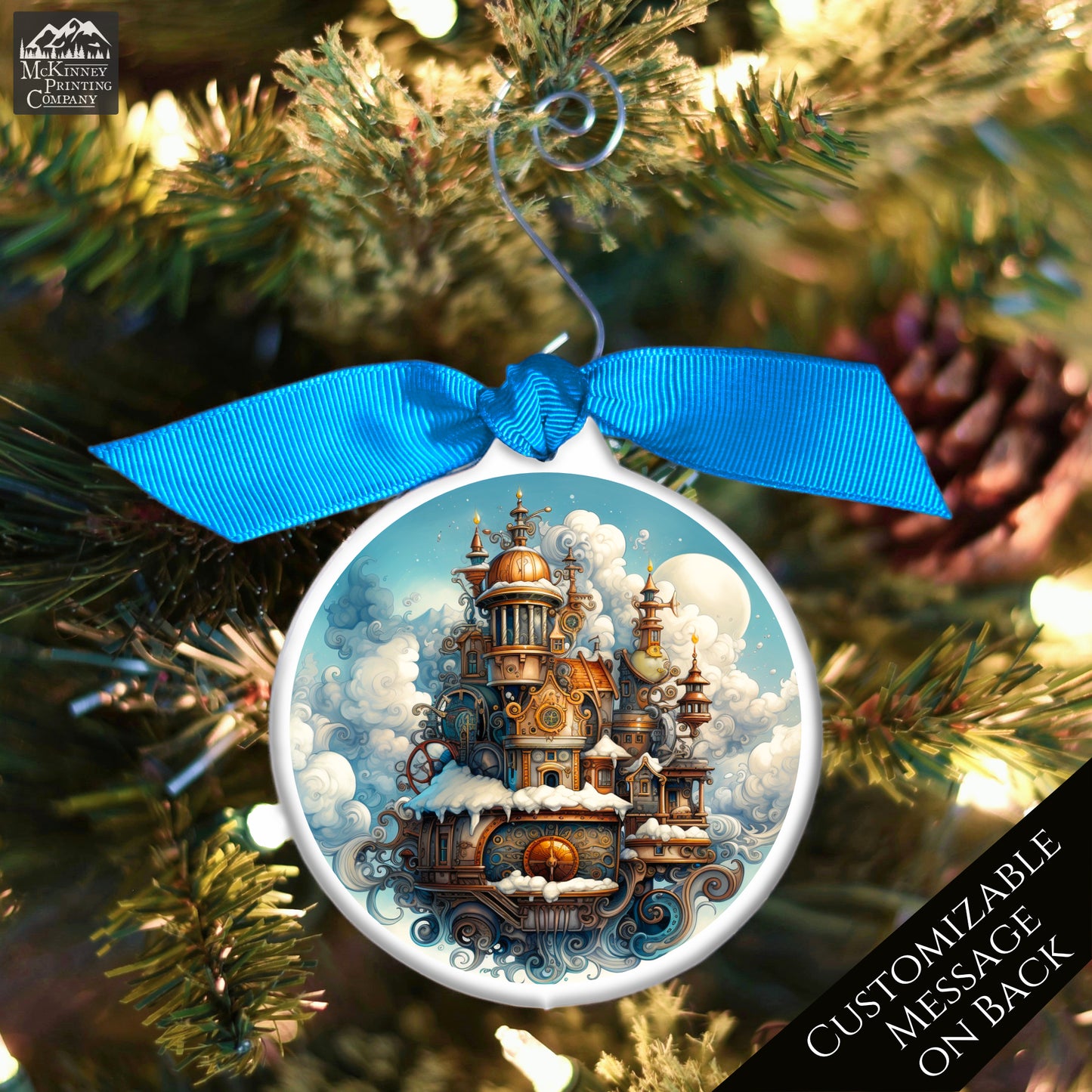 Steampunk Ornaments - Christmas, SciFi, Fantasy Art, Scify, Science Fiction