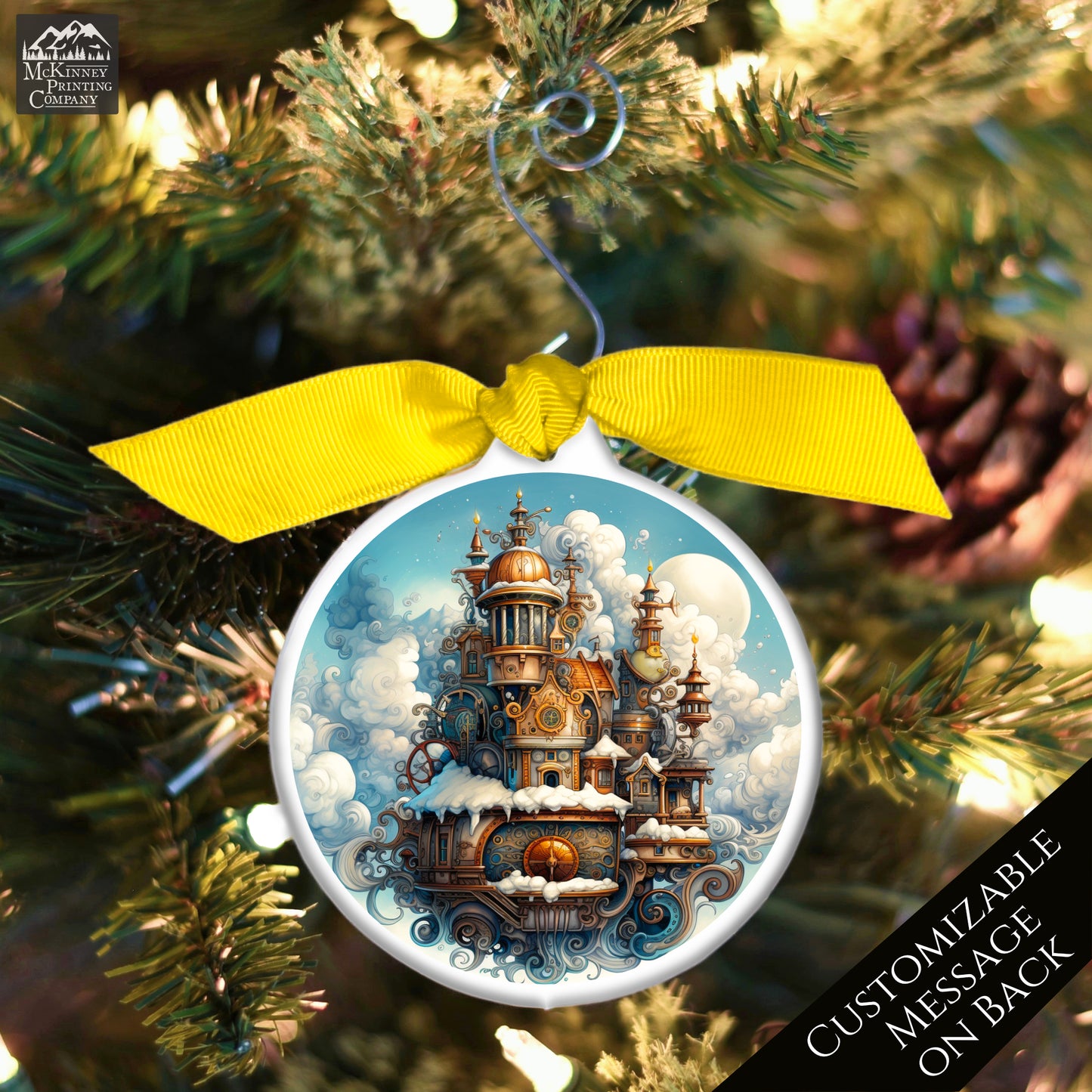 Steampunk Ornaments - Christmas, SciFi, Fantasy Art, Scify, Science Fiction
