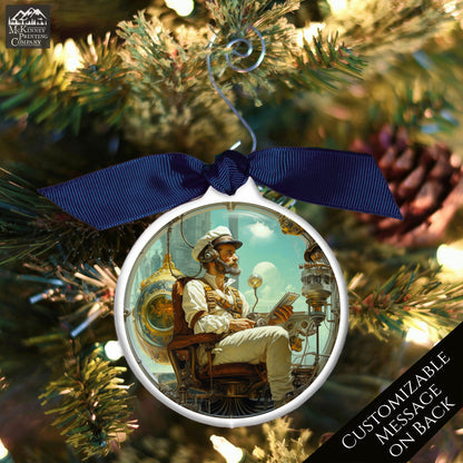 Steampunk Ornament - Fantasy, Sci-Fi, Art, Personalized, Custom Gift