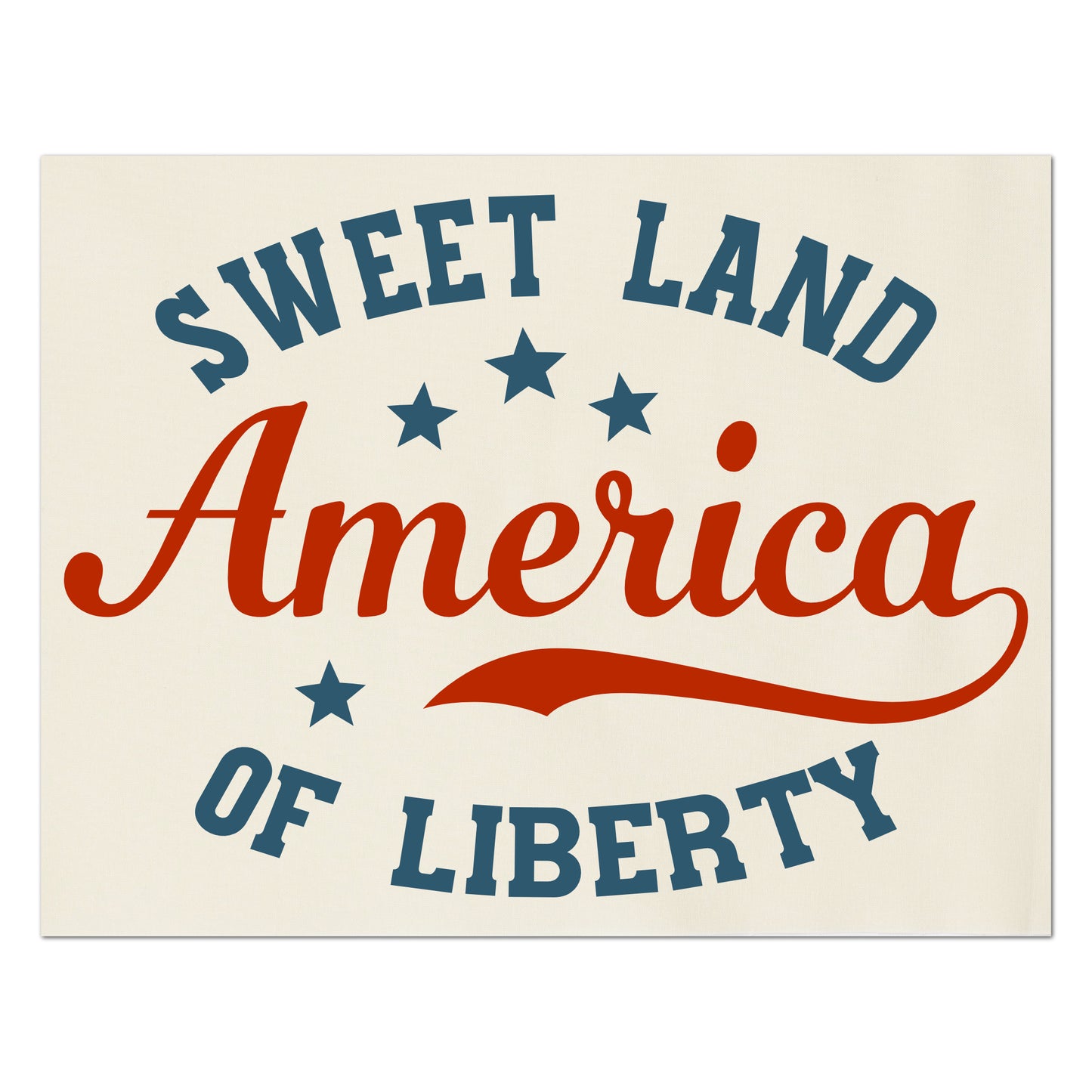 Sweet Land of Liberty - America - Americana Fabric, Patriotic Quilt, Quilting, USA