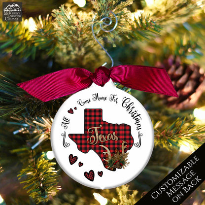 Texas Ornament - Texas Gifts, Christmas, Personalized, Texas Décor