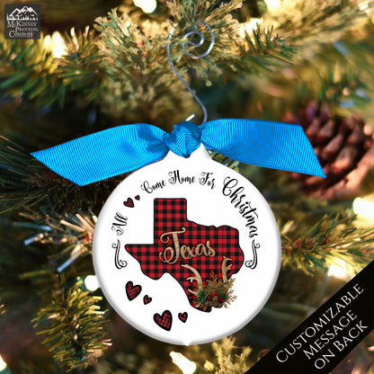 Texas Ornament - Texas Gifts, Christmas, Personalized, Texas Décor