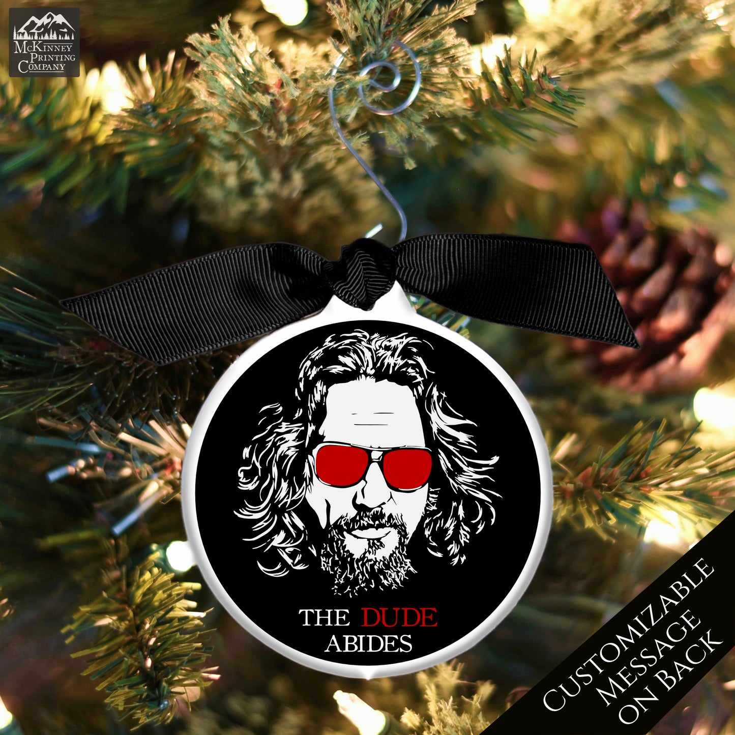 The Big Lebowski - Christmas Ornament, The Dude, Movie Quote, Gift