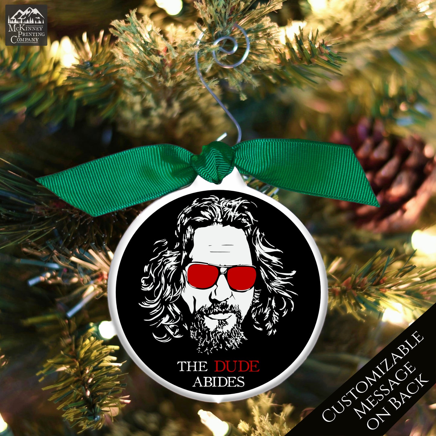 The Big Lebowski - Christmas Ornament, The Dude, Movie Quote, Gift