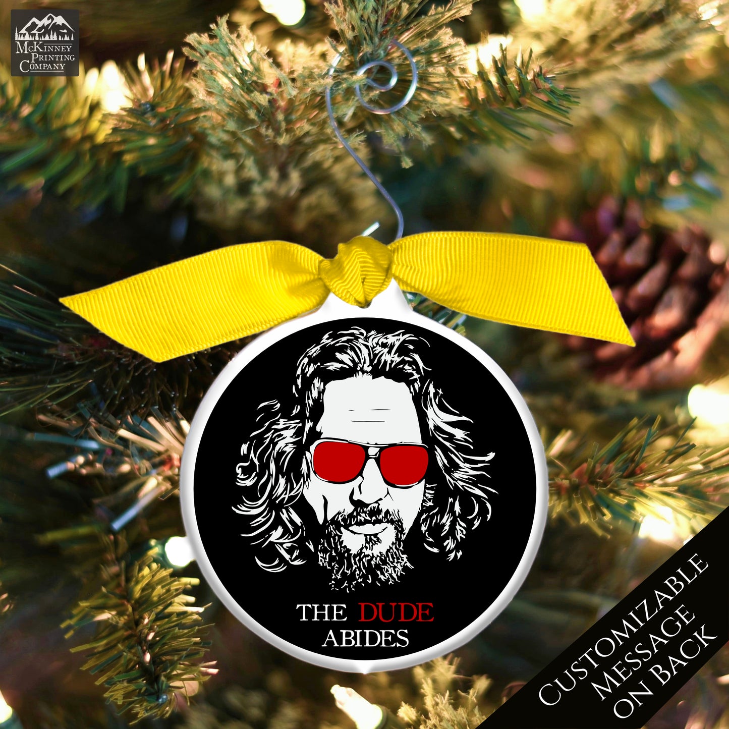 The Big Lebowski - Christmas Ornament, The Dude, Movie Quote, Gift