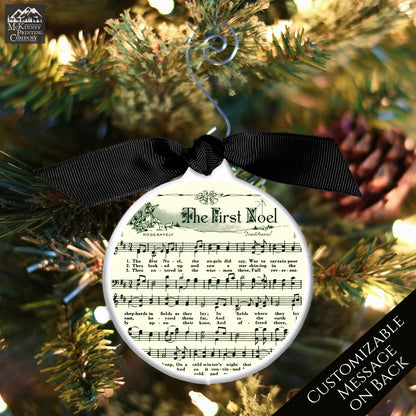 Christmas Sheet Music - Ornament, Lyrics, Hymn, The First Noel, Song