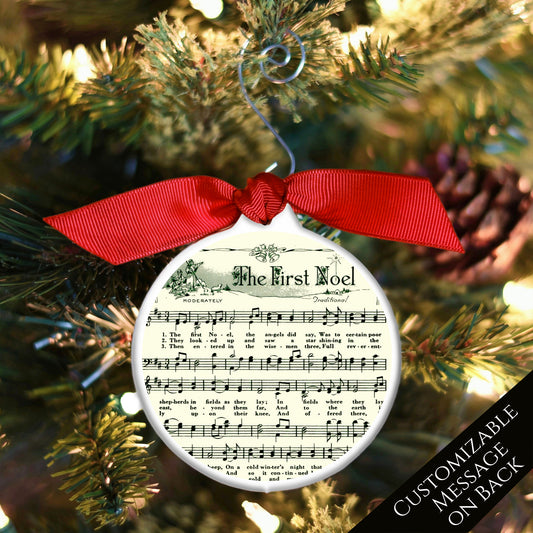 Christmas Sheet Music - Ornament, Lyrics, Hymn, The First Noel, Song