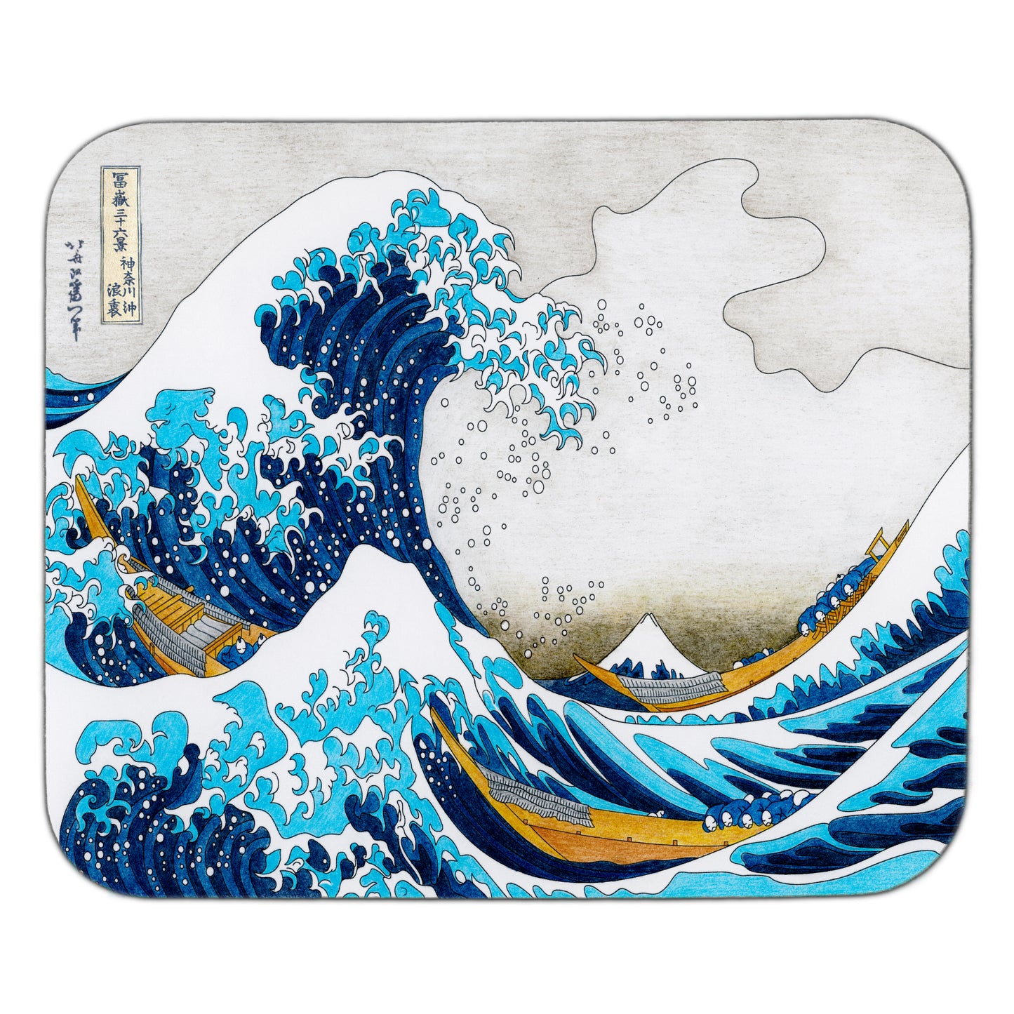 The Great Wave Off Kanagawa, Mouse Pad, Laptop, Computer Accessories, Desk Pad, Japanese Art, Hokusai