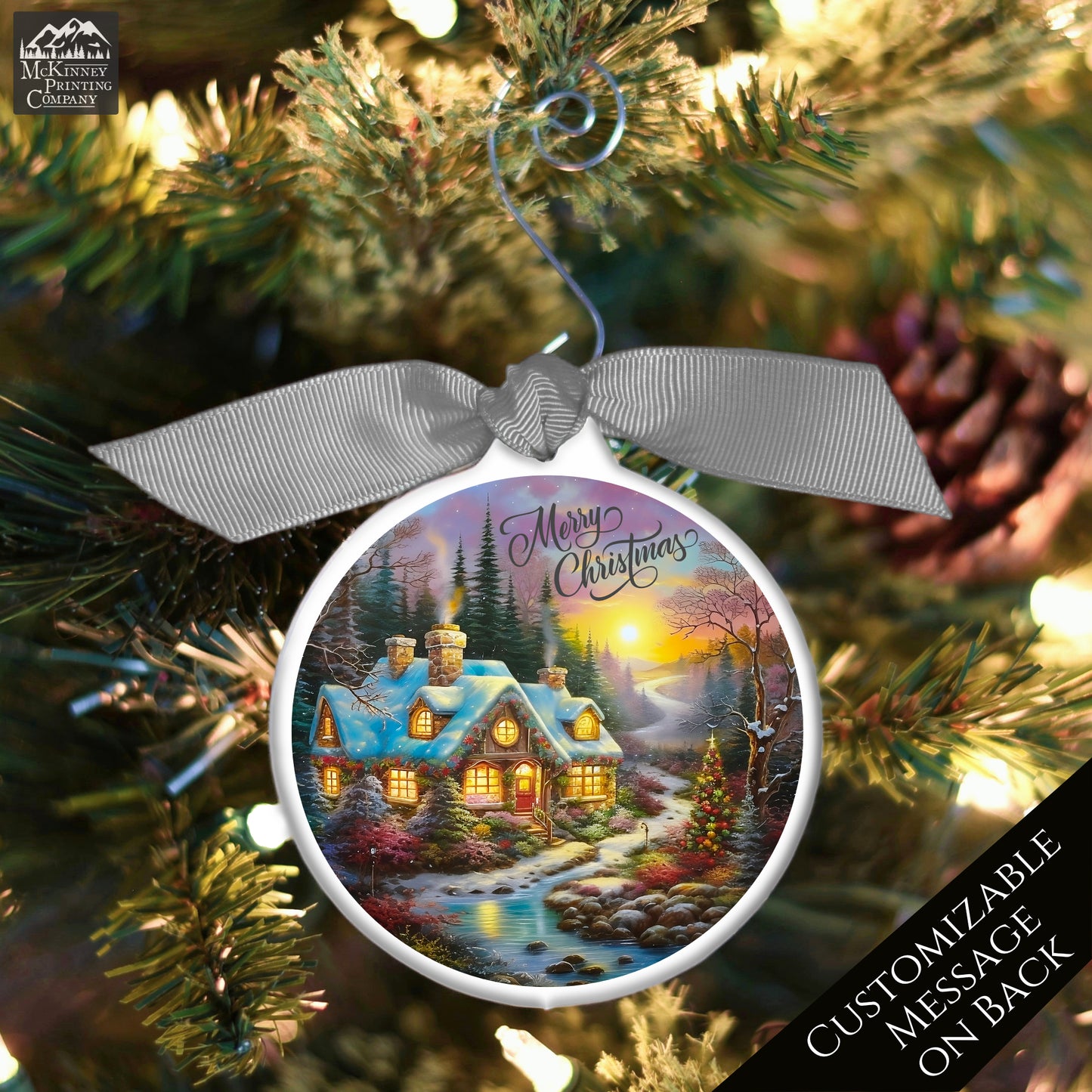 Thomas Kinkade, Style - Christmas Ornament, Painting, Print, Keepsake